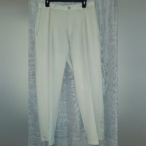 Haggar Men's Light Cream Chinos
